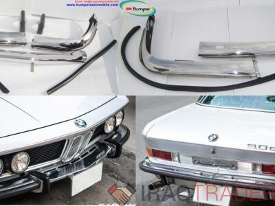 BMW 2800 CS/BMW E9/BMW 3.0 CS bumper (1968-1975) by stainless steel (BMW 2800 CS Stoßfänger)