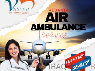 Vedanta Air Ambulance from Guwahati –Advanced and Economical Fare