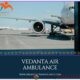 Vedanta Air Ambulance from Delhi with Quality Medical Care