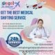 24 Hours Confers Safe Medical Air Ambulance Service in Siliguri by Angel