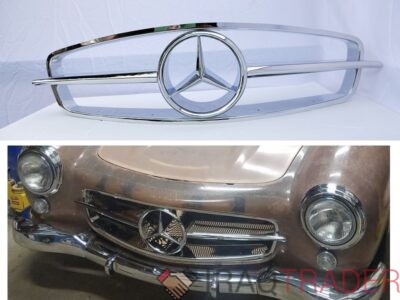 Front grill of Mercedes 190 SL (1955-1963)