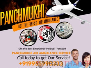 Get Reliable Panchmukhi Air Ambulance Services in Gorakhpur with CCU