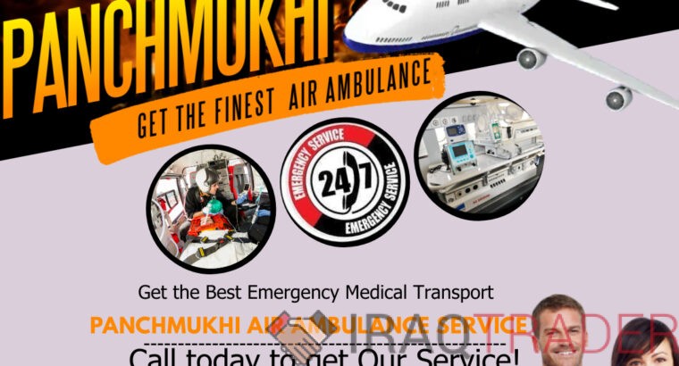 Get Reliable Panchmukhi Air Ambulance Services in Gorakhpur with CCU