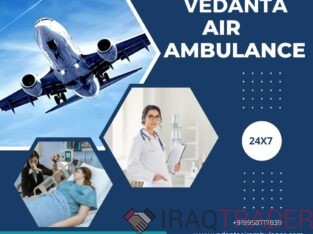 Vedanta Air Ambulance in Delhi – Economical and Advanced