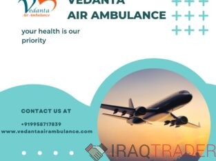 Book Vedanta Air Ambulance from Patna with Suitable Healthcare Facilities