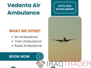 Utilize Vedanta Air Ambulance in Delhi with Highly Skilled Medical Team