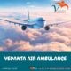 Vedanta Air Ambulance in Delhi – Secure and Splendid