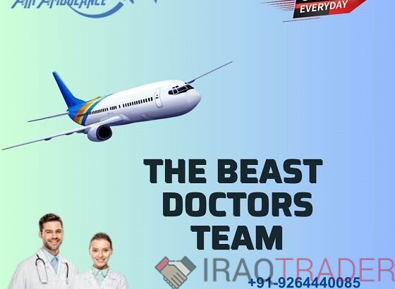 Pick Superb Angel Air Ambulance Service in Gorakhpur with Modern ICU Setup