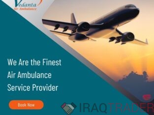 With Superior Medical Services Select Vedanta Air Ambulance from Kolkata