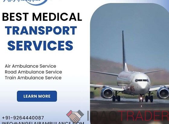 Book Trusted and Quick Angel Air Ambulance Service in Indore with Hi-Tech ICU