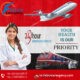 Get 24-Hours Available Falcon Train Ambulance in Patna with the Best ICU Setup