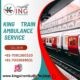 Select King Train Ambulance Service in Delhi with a state-of-the-art ICU Setup