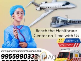 Obtain Swift and Reliable Panchmukhi Air Ambulance Services in Delhi at Nominal Fare