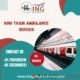 Now Take a Train Ambulance in Guwahati by King in Medical Emergency