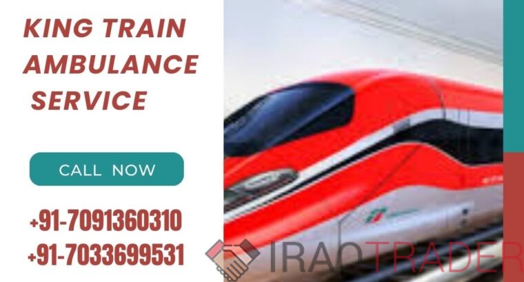 Use King Train Ambulance Service in Patna with Support ICU Setup