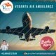 With Top-notch ICU Features book Vedanta Air Ambulance Service in Raipur