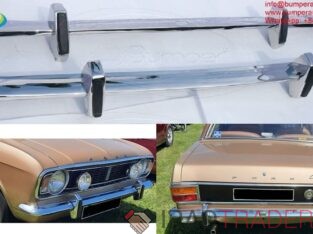 Ford Lotus Cortina MK2 1966-1970 bumpers with over rider