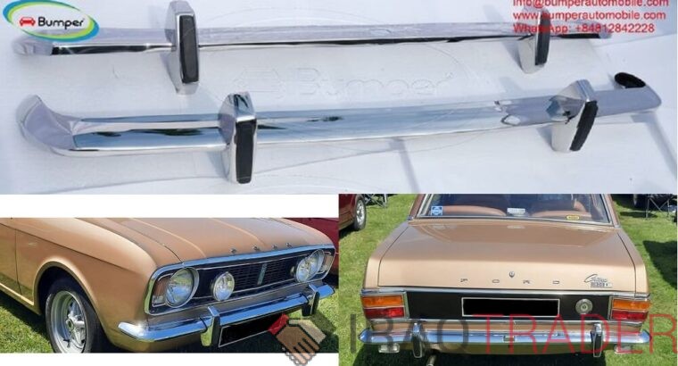 Ford Lotus Cortina MK2 1966-1970 bumpers with over rider