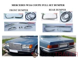 Mercedes W116 EURO style Bumpers (1972-1981)